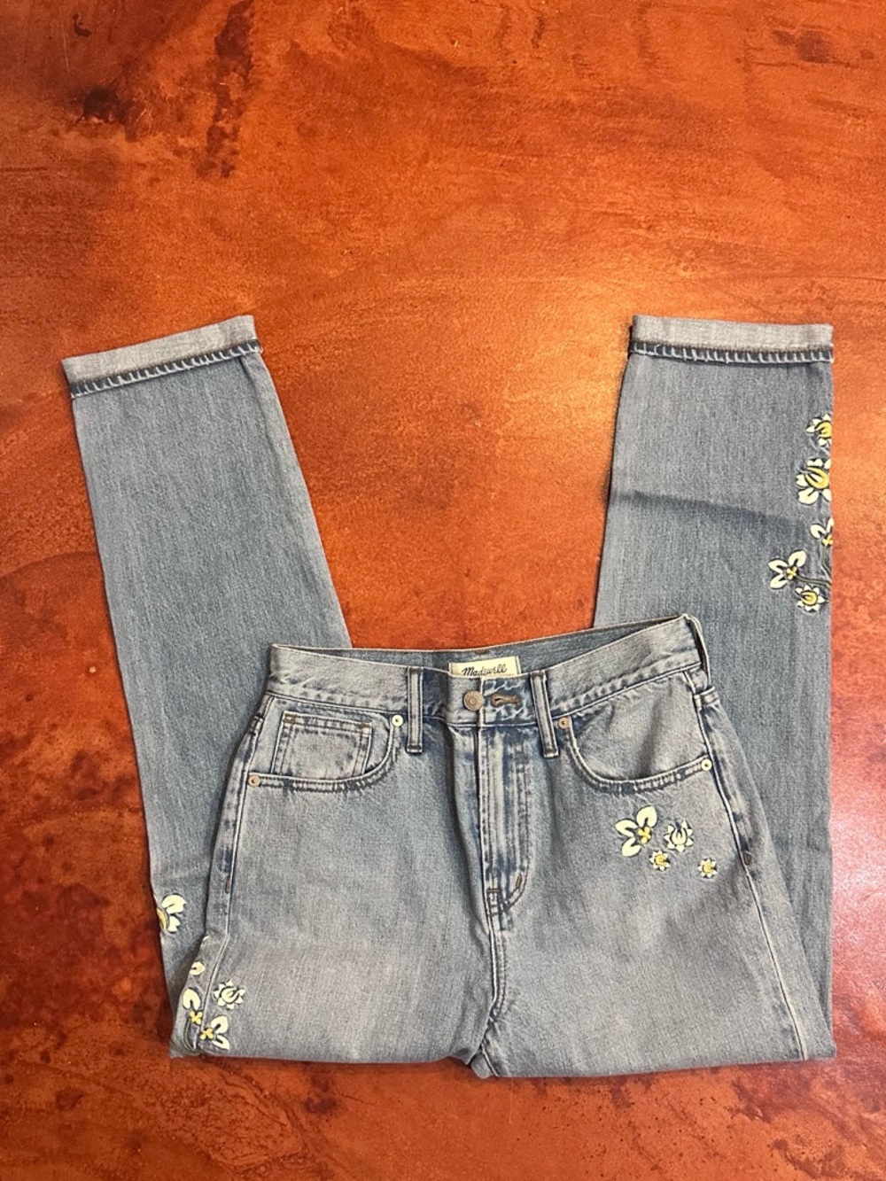 Madewell The Perfect Vintage Jean Embroidered Edition Size 26 - Picture 4 of 8